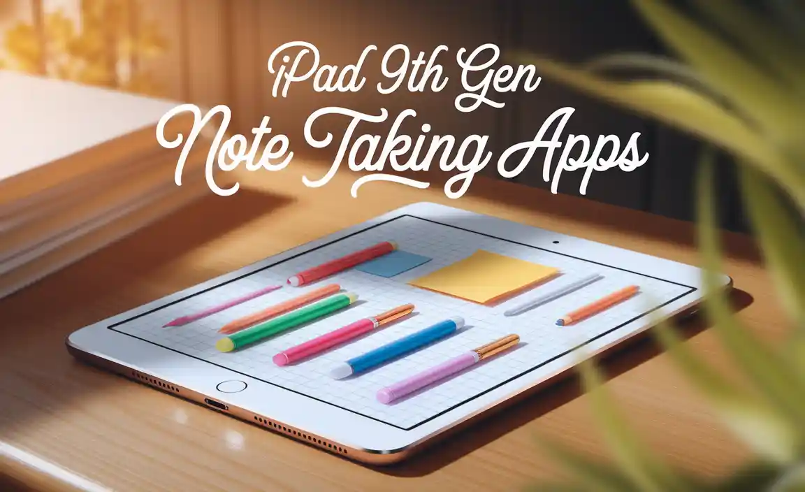 iPad 9th Gen Note Taking Apps