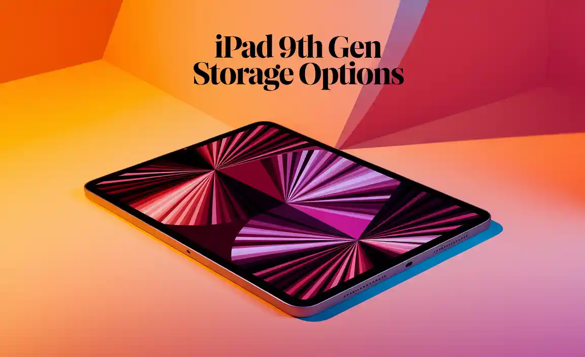 iPad 9th Gen Storage Options