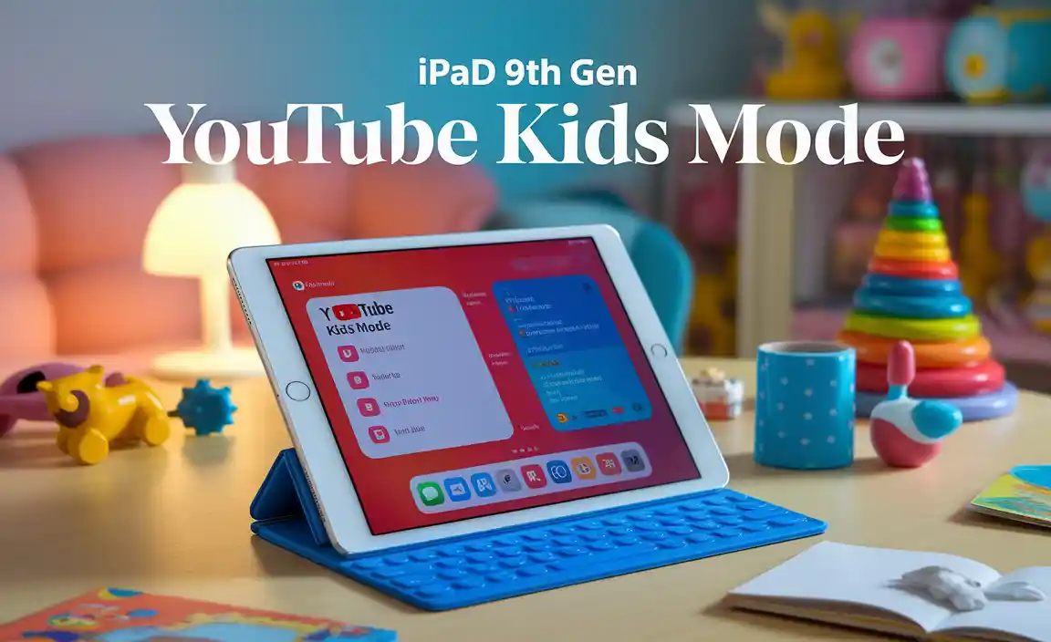 iPad 9th Gen YouTube Kids Mode