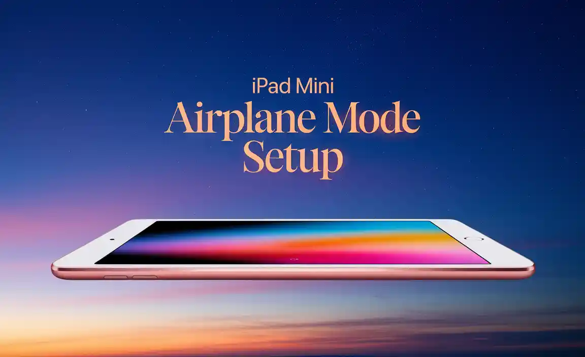 iPad Mini Airplane Mode Setup