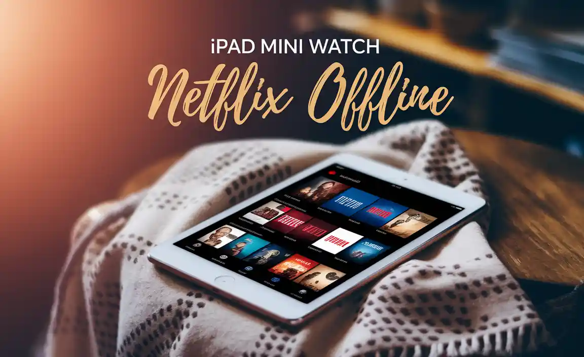 iPad Mini Watch Netflix Offline