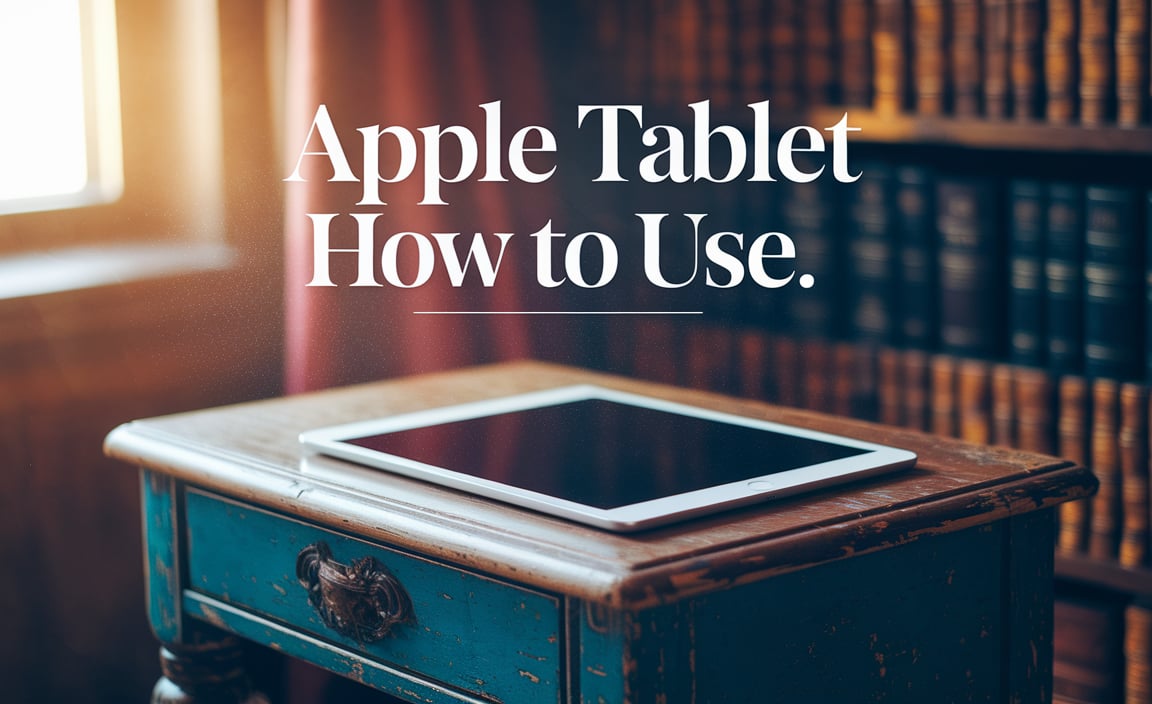 Apple Tablet How To Use