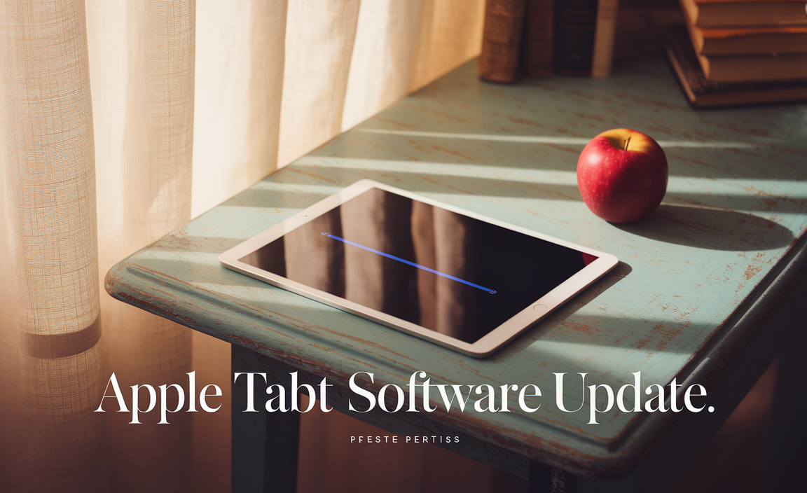 Apple Tablet Software Update