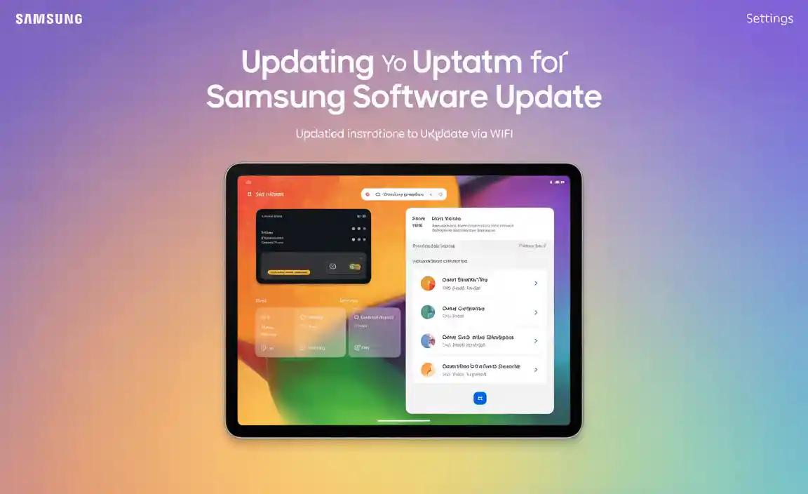 How to Perform a Samsung Tablet Software Update
