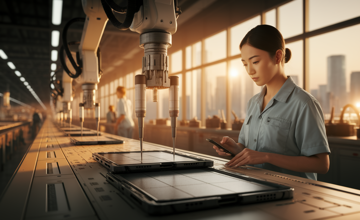 Manufacturing Process of Teclast Tablets