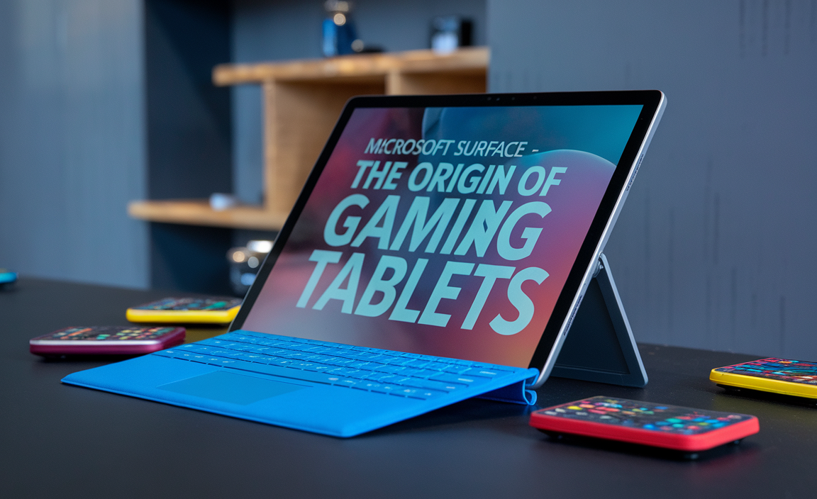Microsoft Surface The Origin Of Gaming Tablets