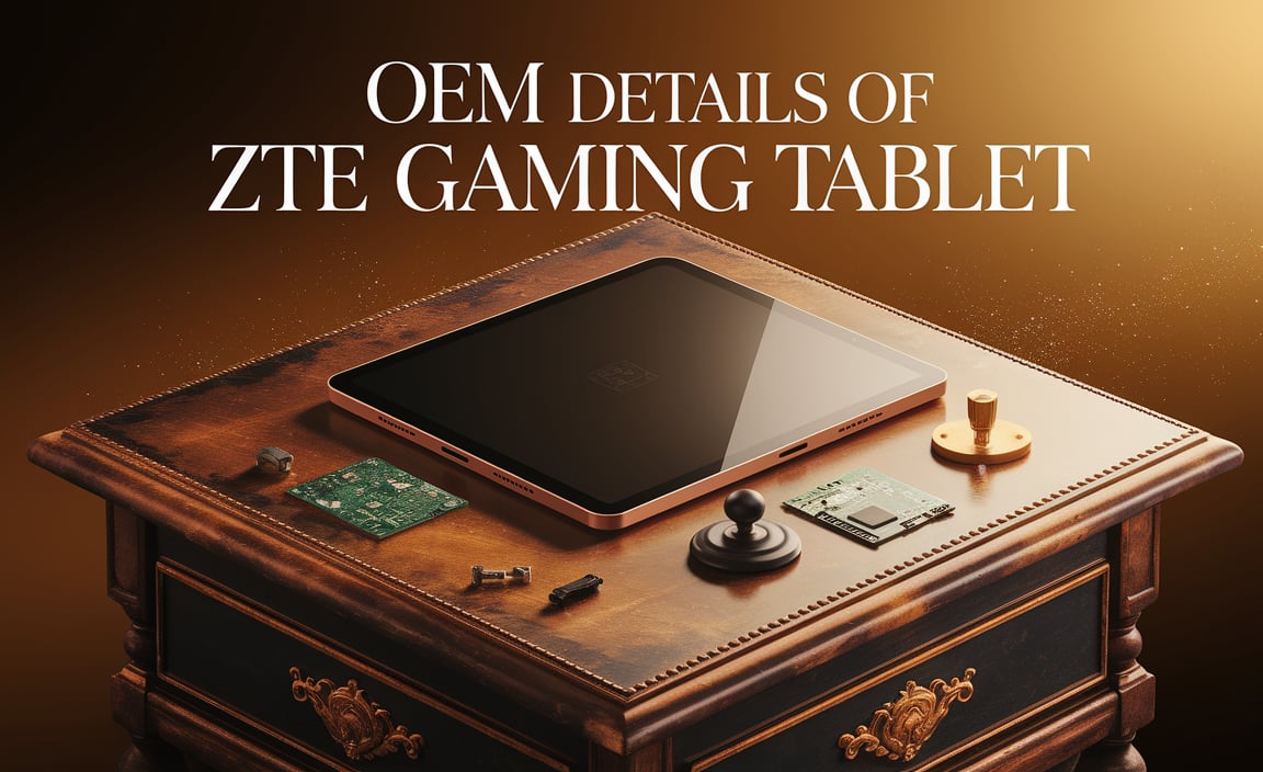 Oem Details Of Zte Gaming Tablet