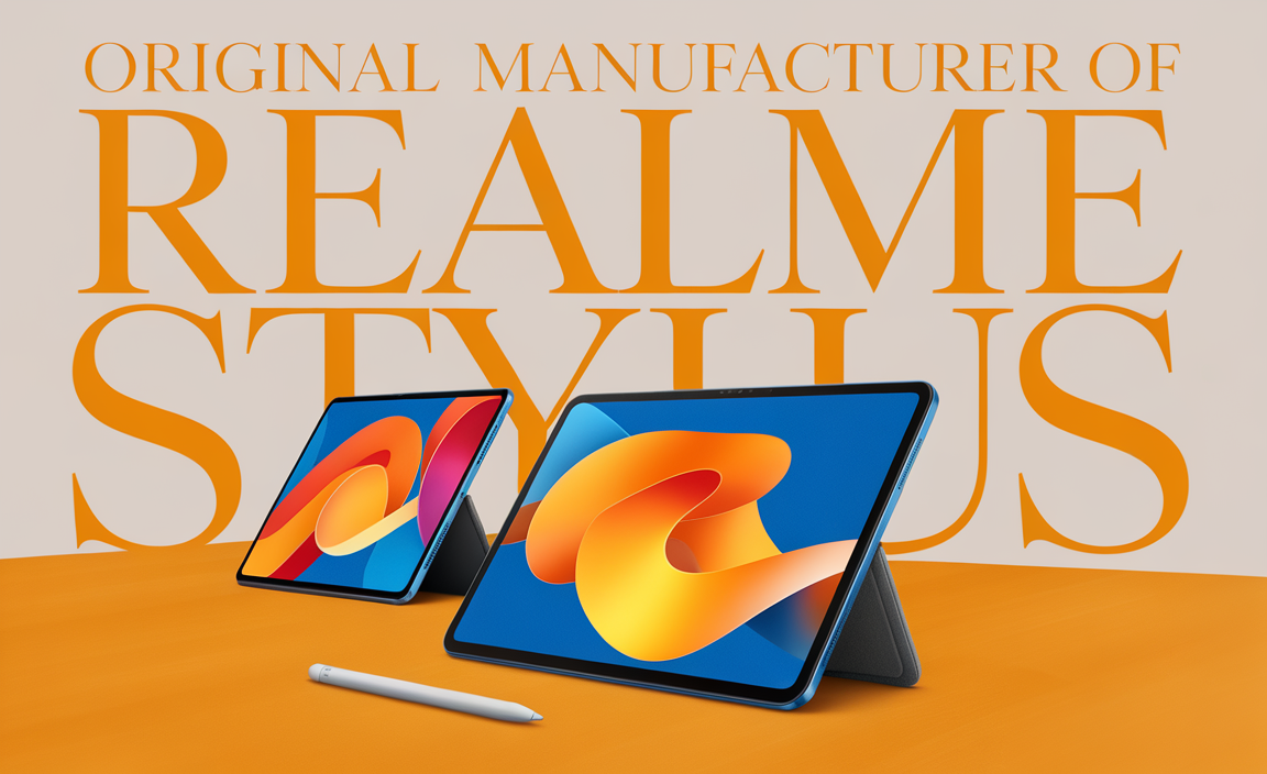 Original Manufacturer Of Realme Tablet With Stylus
