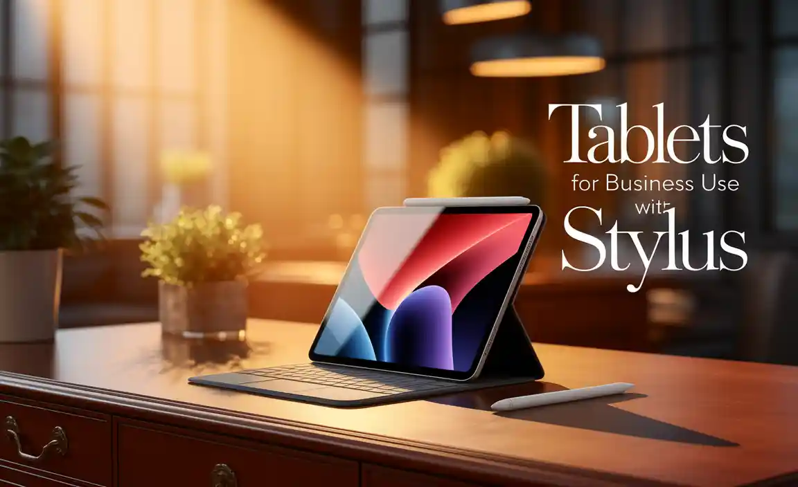 Tablets For Business Use With Stylus