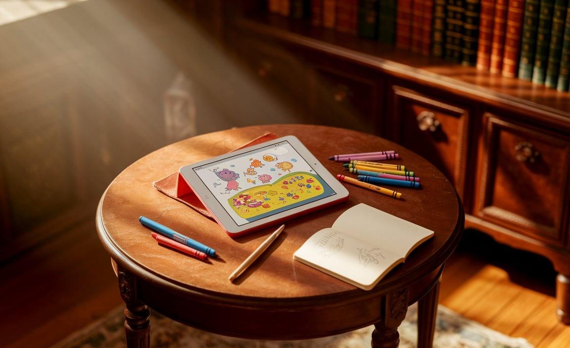 What are the educational advantages of a child-friendly tablet