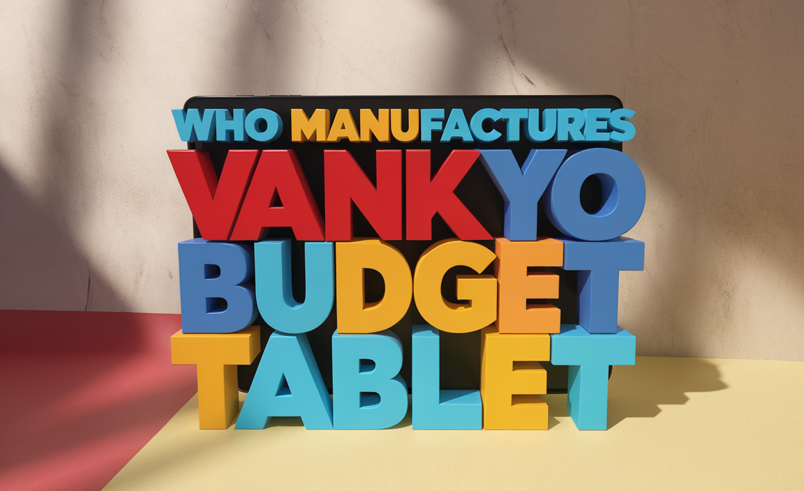 Who Manufactures Vankyo Budget Tablet