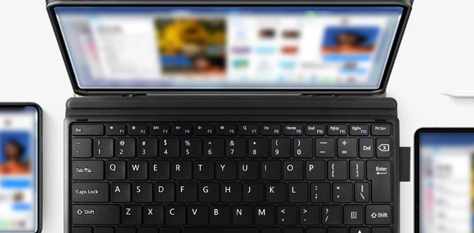 brand and manufacturer Chuwi tablet with keyboard