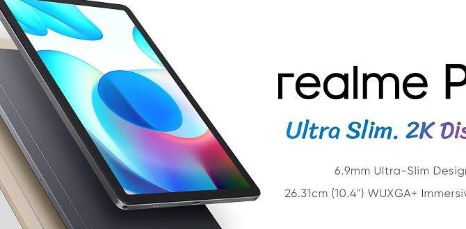 brand and manufacturer Realme android tablet