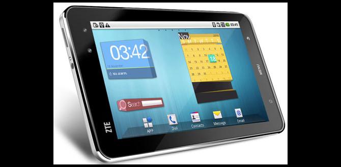 brand and manufacturer ZTE tablet pc
