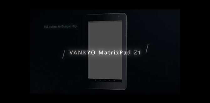 tablet brand origin Vankyo educational tablet
