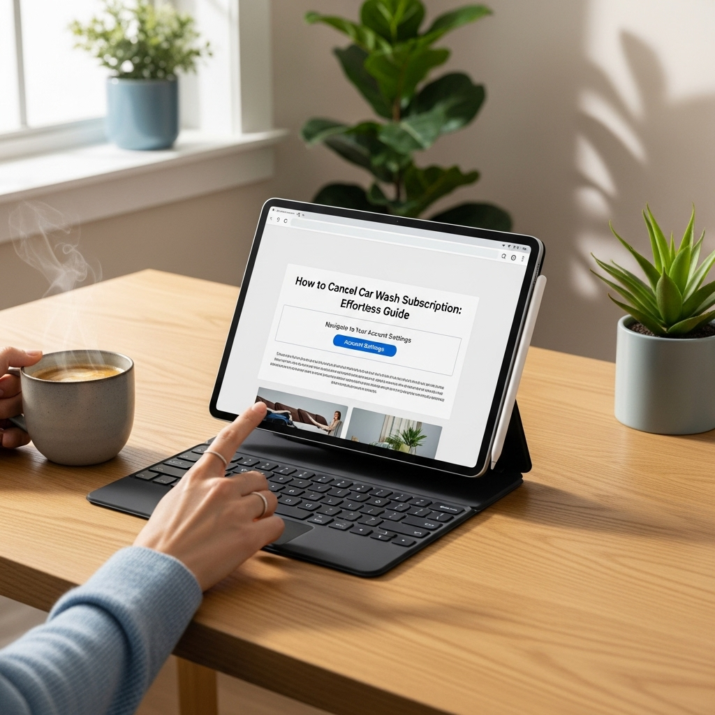 Create a realistic, high-quality DSLR-style photo of a tablet-focused scene for a blog about How to