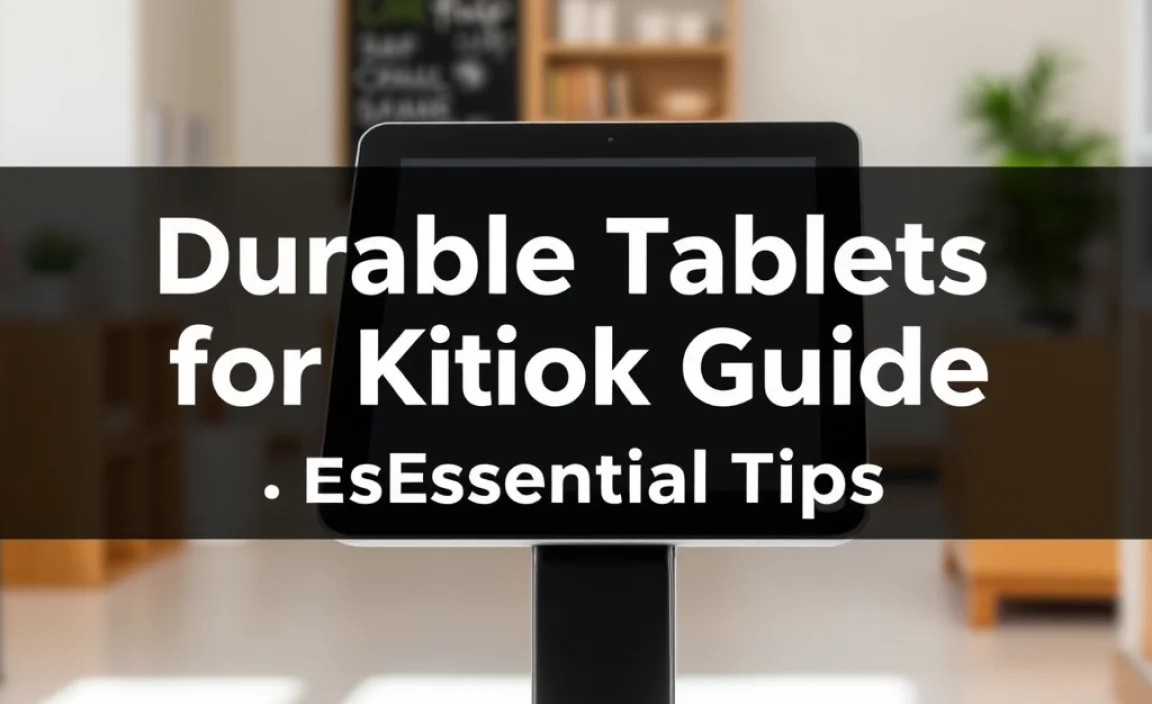 Durable Tablets for Kiosk Guide: Essential Tips - Tablet Zoo