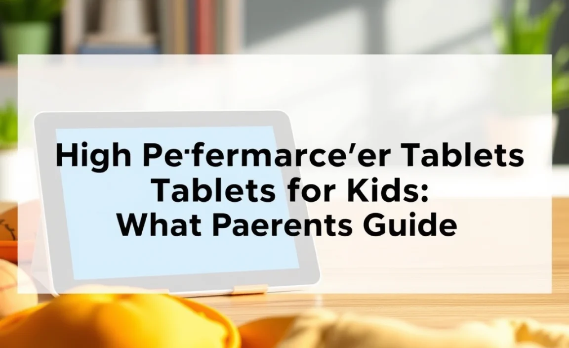 High-Performance Tablets For Kids Buying Tips: Essential Guide - Tablet Zoo