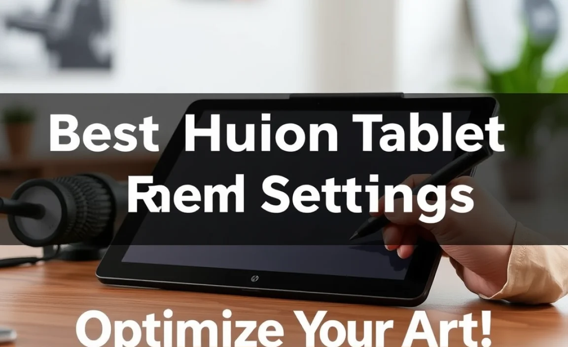 Best Huion Tablet And Pen Settings: Optimize Your Art! - Tablet Zoo