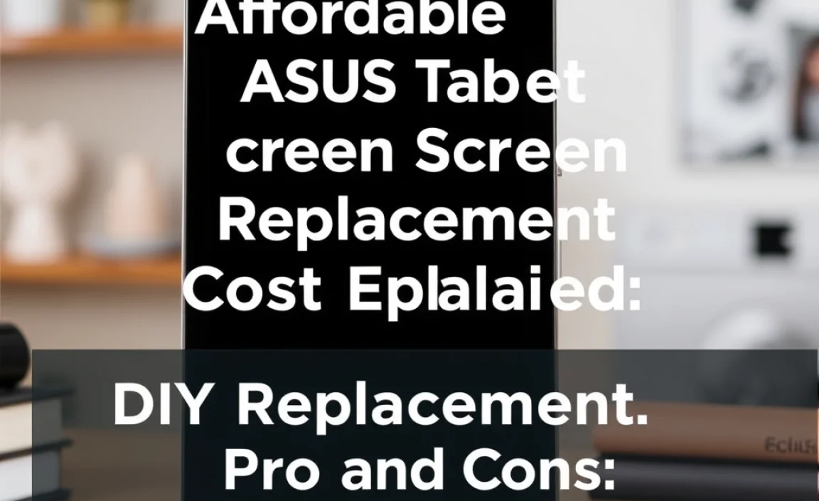 Affordable Asus Tablet Screen Replacement Cost Explained! - Tablet Zoo