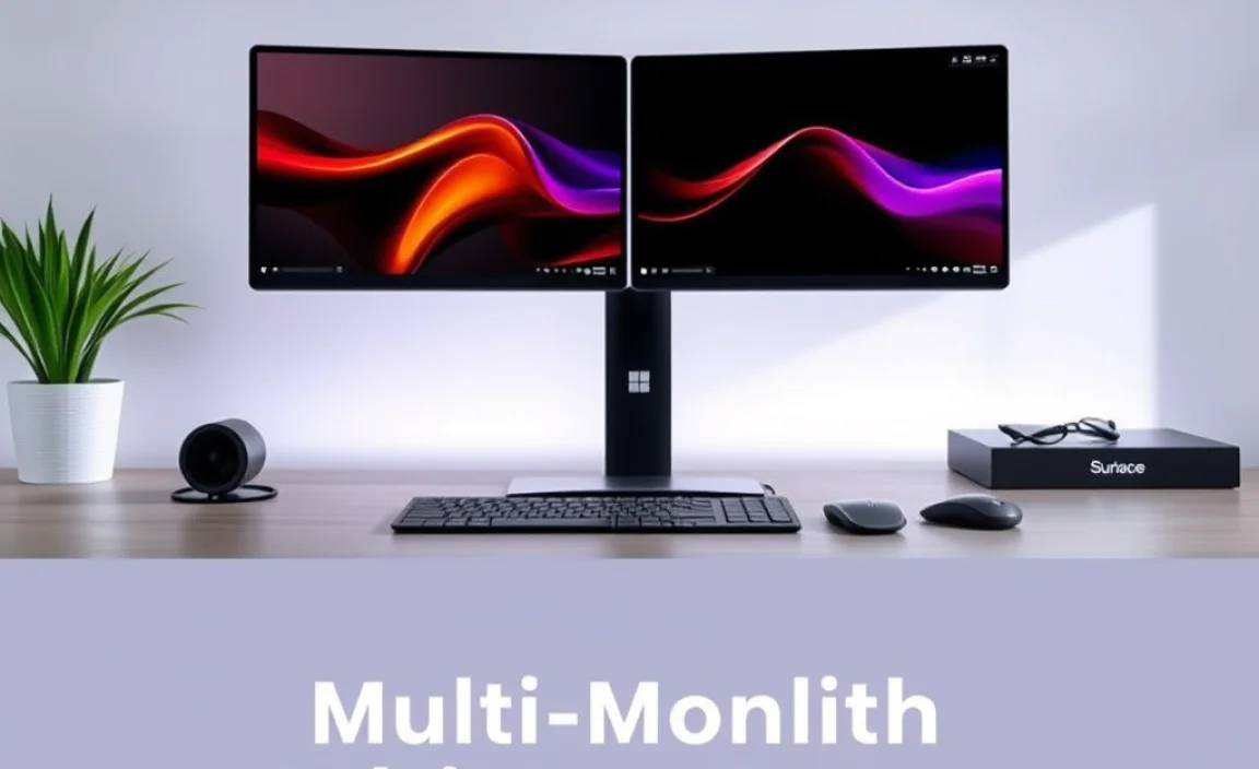 Boost Productivity: Surface Laptop 5 Multi-Monitor Setup - Tablet Zoo