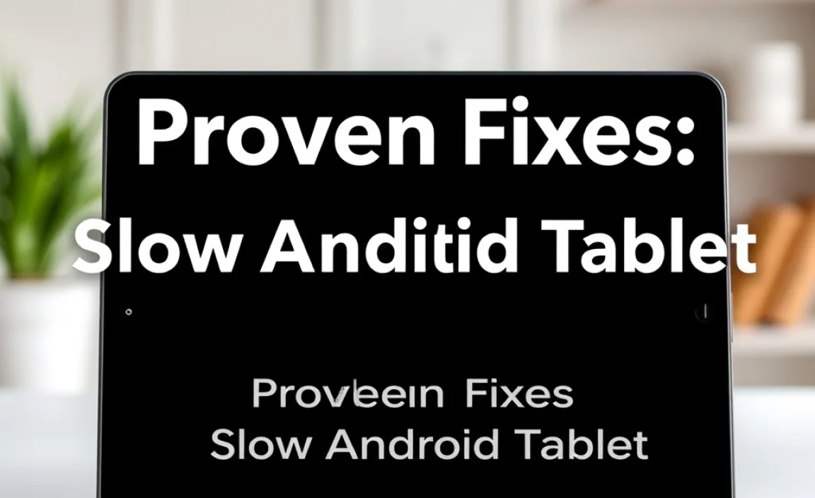 Proven Fixes: Slow Android Tablet - Tablet Zoo