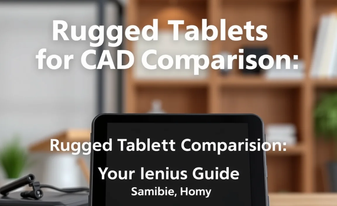 Rugged Tablets for CAD Comparison: Genius Guide - Tablet Zoo