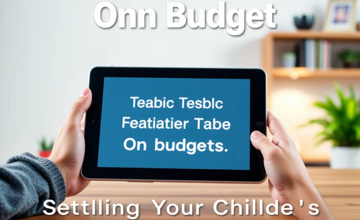 Setting Up Your Child’s Budget Tablet for Success