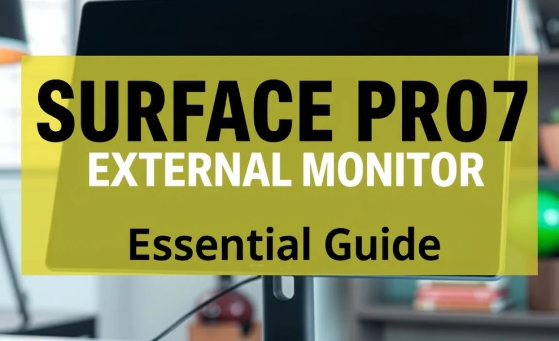 Surface Pro 7 External Monitor Setup: Essential Guide - Tablet Zoo