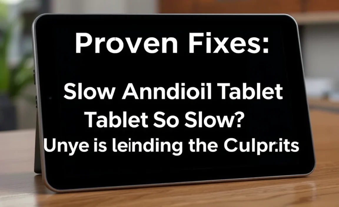 Proven Fixes: Slow Android Tablet - Tablet Zoo